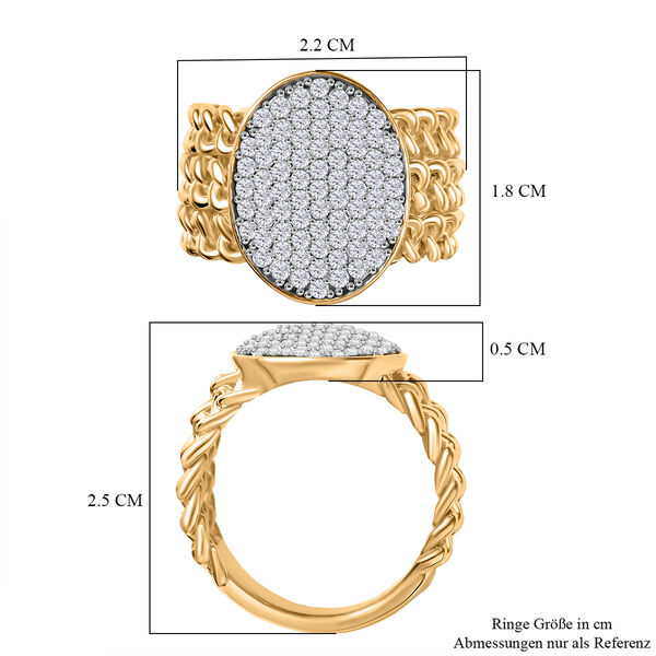 Moissanit Ring - 0,83 ct. image number 6