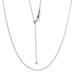 Kugelperlenkette 60 cm 925 Silber