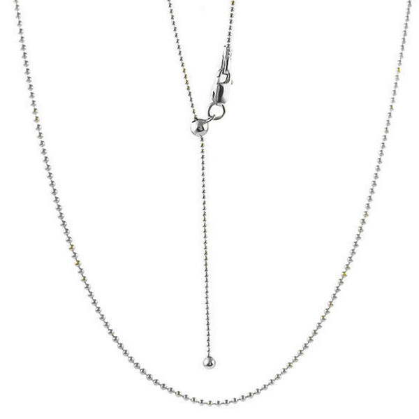 Kugelperlenkette 60 cm 925 Silber