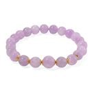 D'Joy Kunzit Armband ca. Flexibles cm 925 Silber Standard gelb vergoldet ca. 120.00 ct