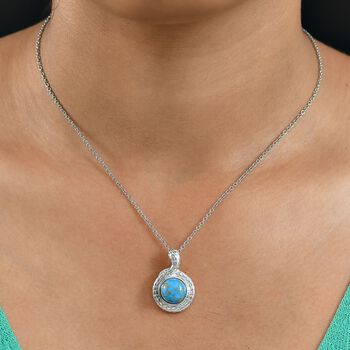 Blaues T&uuml;rkis Schmuckset ca. 50 cm ca. 3.50 ct