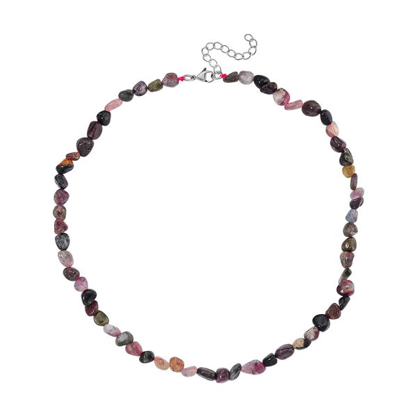 Multi-Turmalin Halskette, 45+5cm - 135,50 ct. image number 3