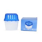 Luftentfeuchter mit Behälter, inkl. 2X 400 gr nachfüll Patronezum Entfernen von jeweils 800 ml Feuchtigkeit, weißer Moschus