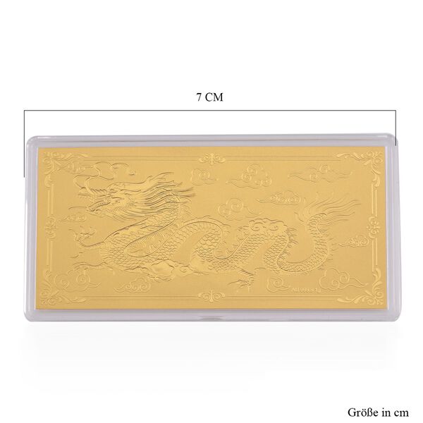 Barren mit Drachenmotiv in 999 Gold image number 3