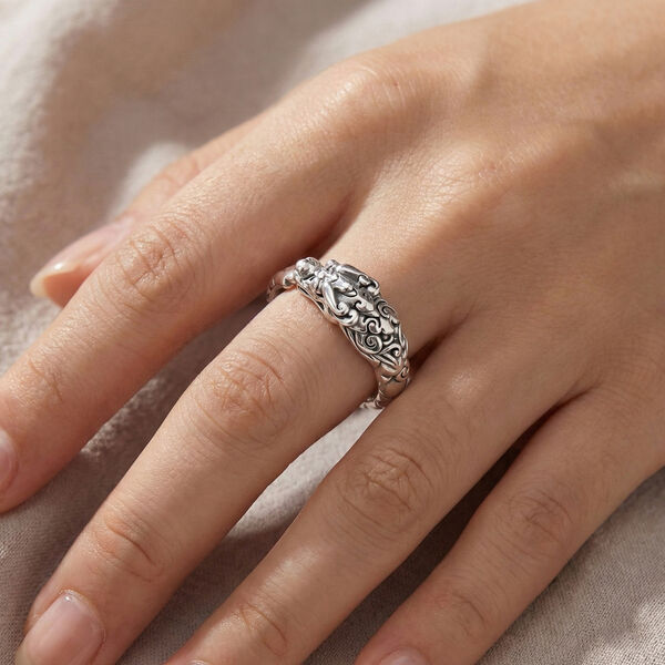 Royal Bali - 925 Silber Ring (Gr&ouml;&szlig;e 18.00) ca. 4,48g image number 2