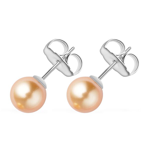 Champagner Muschelkernperle und Champagner-Kristall-Schmuckset - 2,02 ct. image number 7