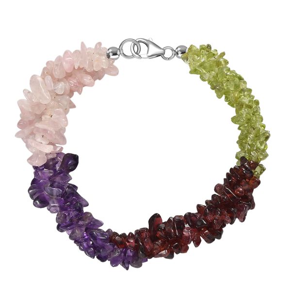 Multi-Edelstein Armband, 19cm - 111,85 ct. image number 4