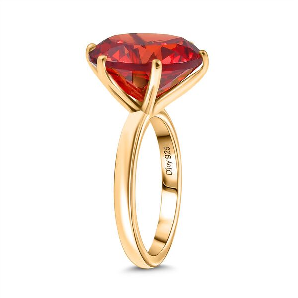 D'Joy Labor Padparadscha Saphir Ring - 13,12 ct. image number 4