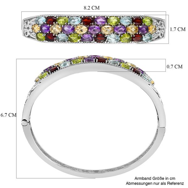 Multi Edelstein Armreif, 19 cm - 14,69 ct. image number 6