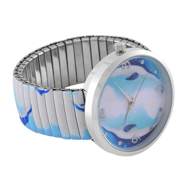 STRADA Damenuhr - Delfin-Design, Japanisches Uhrwerk, Wasserresistent image number 5