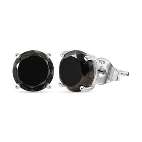 D'Joy Elite Shungit Ohrringe 925 Silber platiniert ca. 2.47 ct