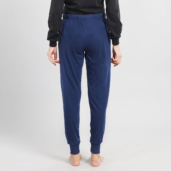 Elastische, eng anliegende Damenhose; Gr&ouml;&szlig;e L, Dunkelblau image number 2