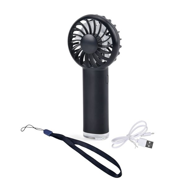 3-in-1 Nachtlicht-Handventilator mit Schnur, Rosa