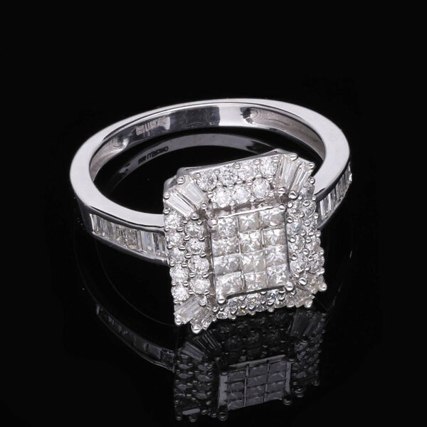 I1 GH SGL zertifizierter Diamant-Ring - 1 ct. image number 2