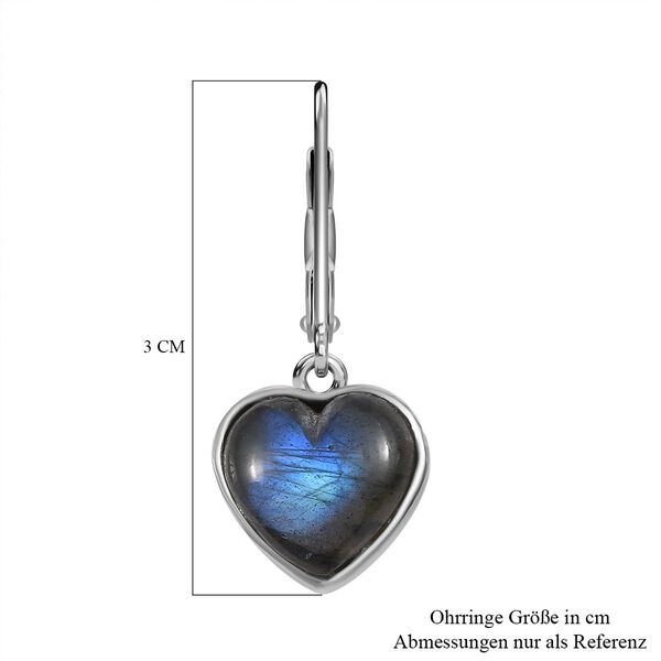 AAA Labradorit Ohrringe 925 Silber rhodiniert ca. 11.04 ct image number 7