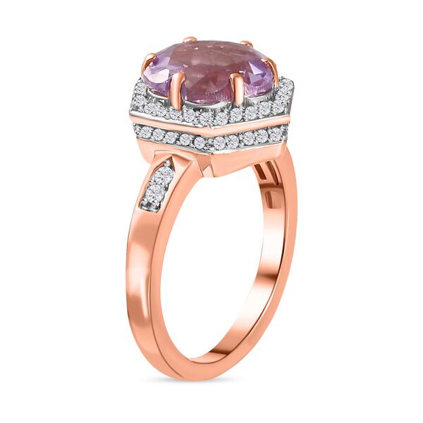 GP Italian Garden Kollektion - Rosa Amethyst, Zirkon und Kanchanaburi blauer Saphir-Ring - 4 ct. image number 5