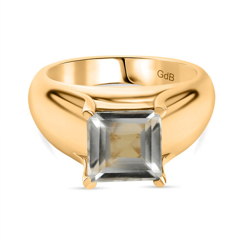Prasiolite Ring Messing (Größe 17.00) ca. 2,66 ct image number 0