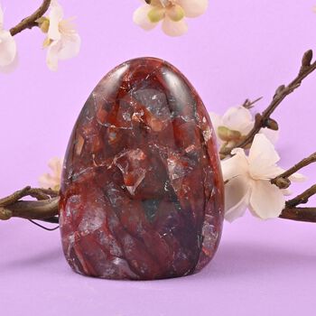 Heated H&auml;matoid-Quarz Figurine - Large ca. 2255 cts.