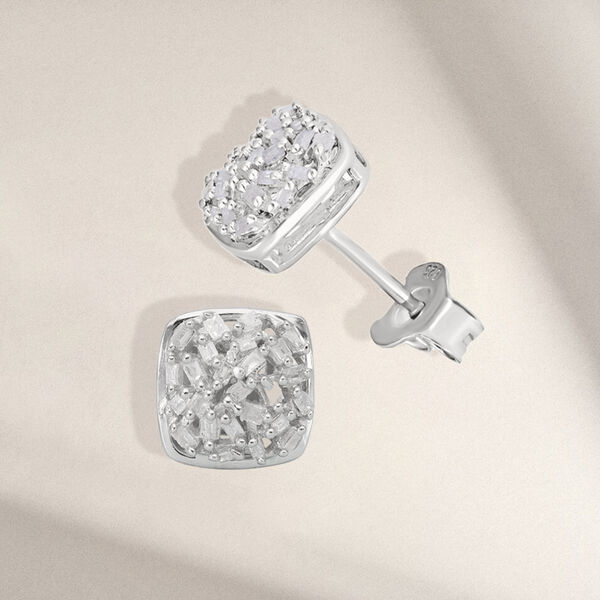 Wei&szlig;e Diamant-Ohrstecker - 0,25 ct. image number 2