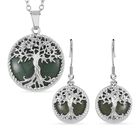 Grüner Aventurin Schmuckset Legierung ca. 49.00 ct
