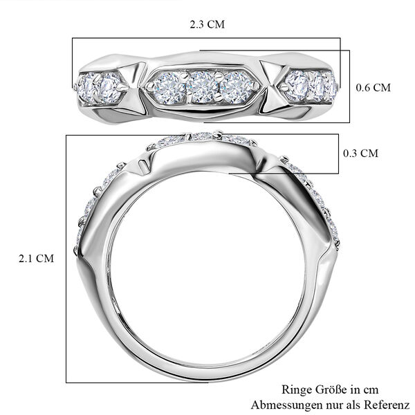 Moissanit Ring - 0,54 ct. image number 5