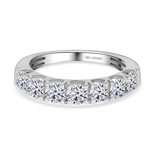 LUXORO IGI zertifizierter SI Labor Diamant Ring in 585 Weißgold - 1,50 ct. image number 0