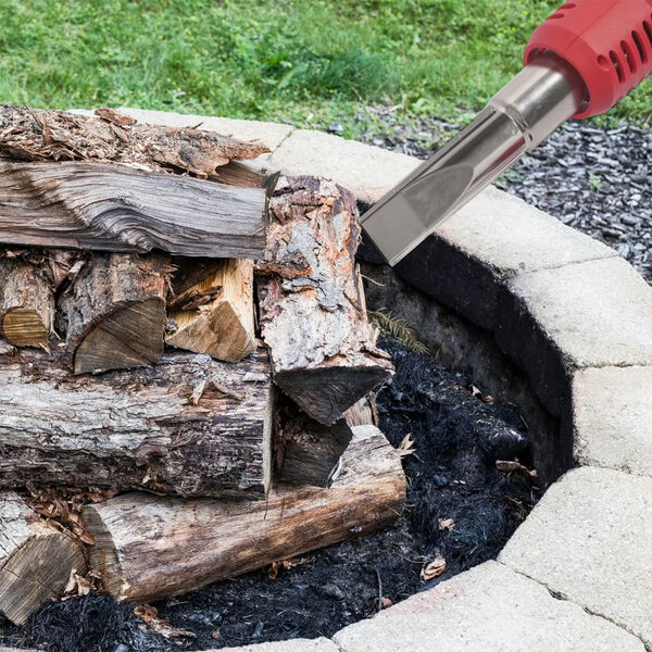 HOMESMART - Unkrautverbrenner mit 2 Aufs&auml;tzen, Rot image number 3