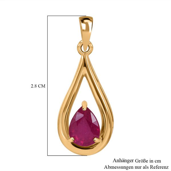 AA afrikanischer Rubin-Anh&auml;nger - 1,58 ct. image number 4