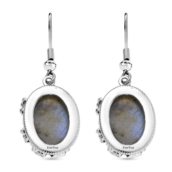 EVER TRUE AAA Labradorit, Mehrfarbig-Turmalin Ohrringe Nickelfreies Messing ca. 11,67 ct. image number 5