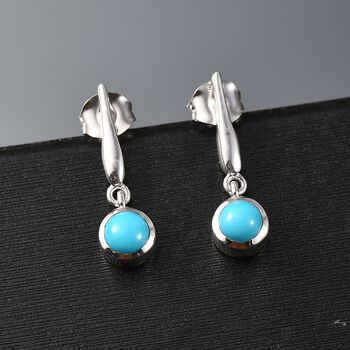 D'Joy Sleeping Beauty T&uuml;rkis Ohrringe - 1 ct.