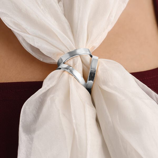 The 5th Season - kunstvoller Schalring, silber image number 3