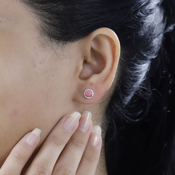 AA Thulit Ohrstecker - 1,32 ct. image number 3