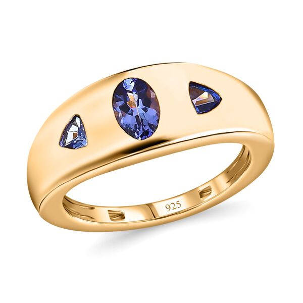 AA Tansanit Ring - 0,66 ct. image number 4