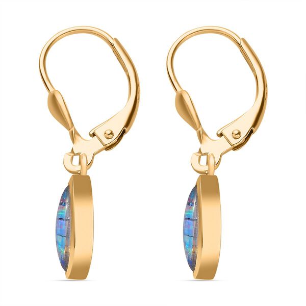 Mosaik Opal Ohrringe - 1,84 ct. image number 3