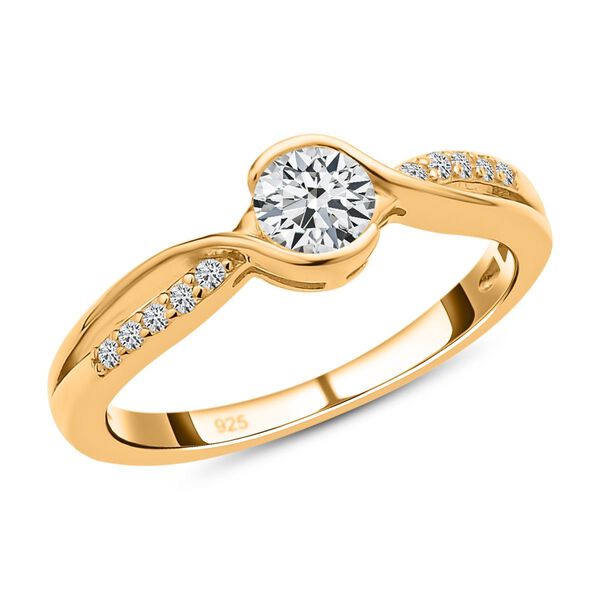 Moissanit Ring, ca. 0,52 ct image number 4