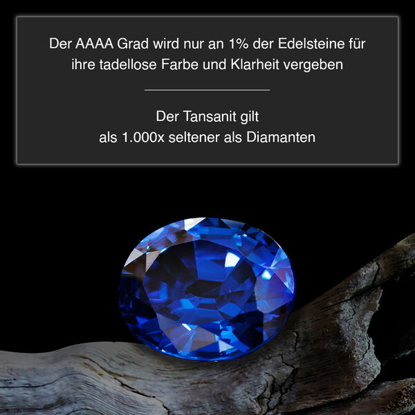 RHAPSODY AAAA Tansanit und VS Diamant Ohrringe in 950 Platin - 2,50 ct. image number 3