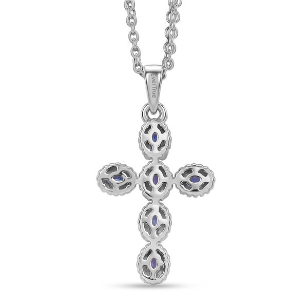 EVER TRUE Tansanit Schmuckset ca. 50 cm ca. 1,10 ct. image number 4