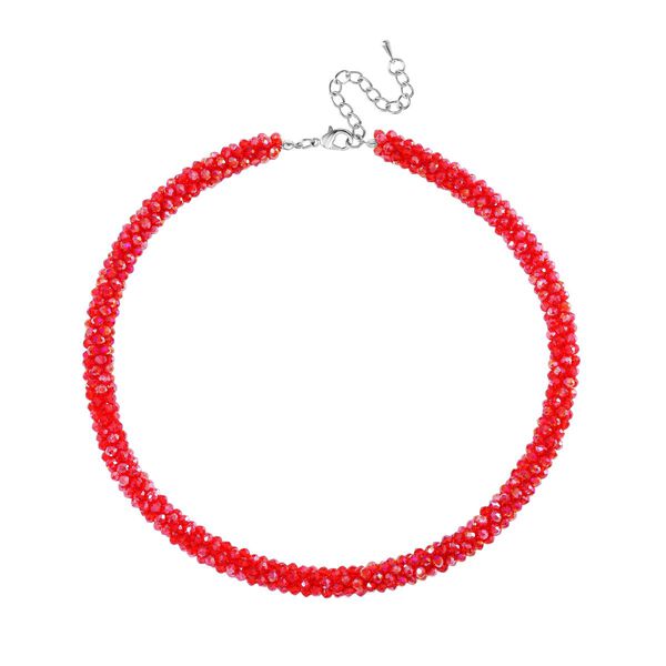 Rote Magie Farbe Kristall Halskette ca. 50 cm+ 5 cm Extender, Standard image number 3
