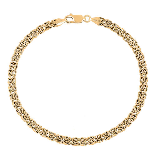 925 Silber Gelbes Gold Armband ca. 20 cm ca. 8,09g image number 0