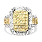 LUXORO Natürlicher gelber Diamant Ring, I1 SGL zertifiziert, 585 Gold (Größe 16.00) ca. 1.00 ct image number 0