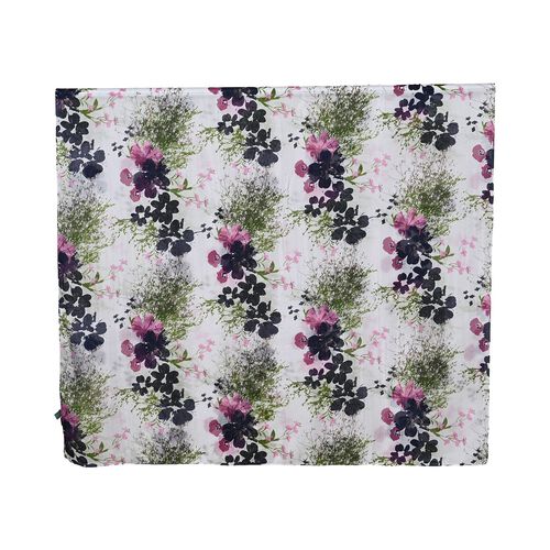  LA MAREY 100% silk scarf image number 1