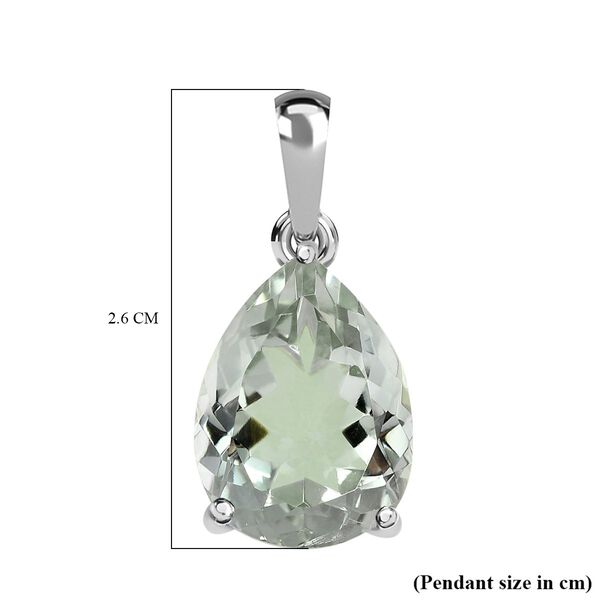 Prasiolith-Anh&auml;nger - 7,49 ct. image number 6