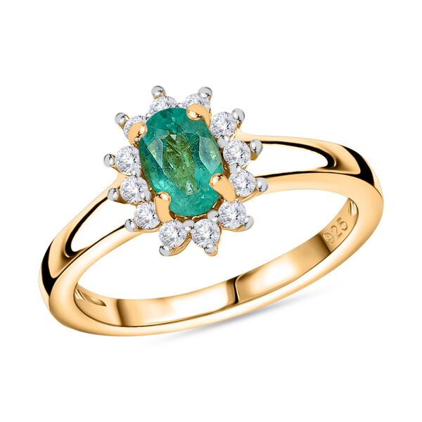 AA Kagem Sambischer Smaragd Ring, ca. 0,67 ct image number 4