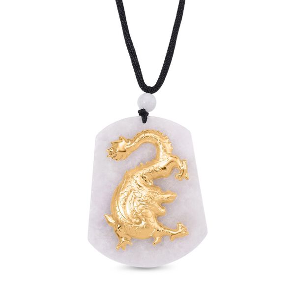 Wei&szlig;e Jade Halskette, Flexibles, 999 Gold ca. 140,00 ct.