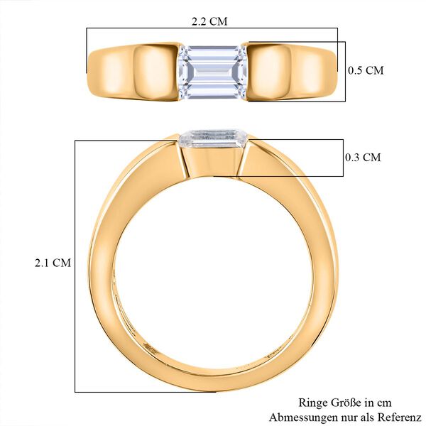 Moissanit Ring - 0,60 ct. image number 7