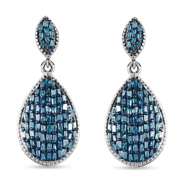 Blaue Diamant-Ohrringe - 1 ct.