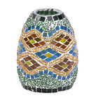 Handgefertigte orientalische Mosaik Glas Tischlampe - Lampenschirm Form, Größe 15x15x50 cm, Türkis image number 2