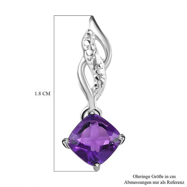 Afrikanische Amethyst-Ohrh&auml;nger - 1 ct. image number 5