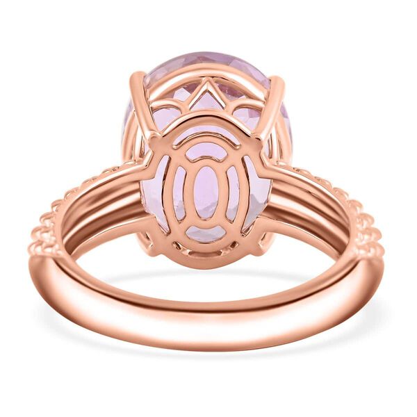 LUXORO zertifiziert und gepr&uuml;ft AAA Martha Rocha Kunzit Ring in 417 Ros&eacute;gold - 10,65 ct. image number 4