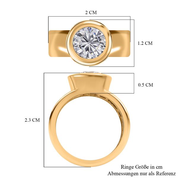 Moissanit Ring - 1,78 ct. image number 7